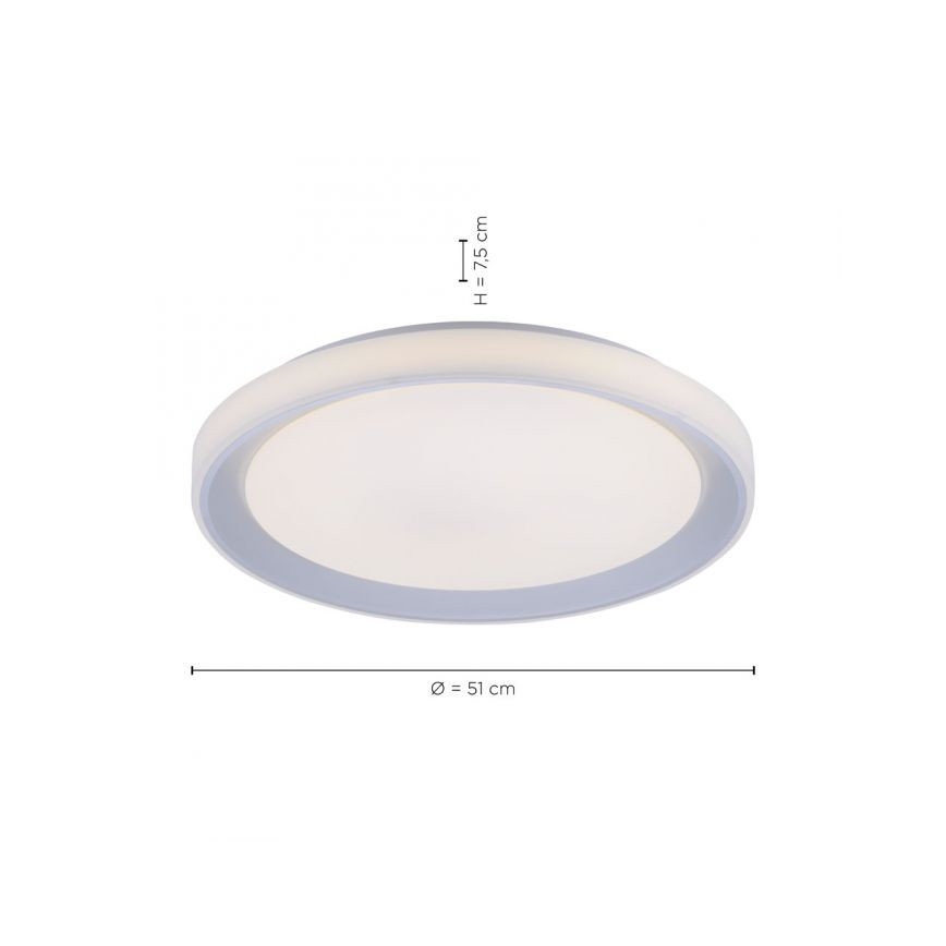 Leuchten Direkt 15110-21 - LED RGB Ściemniany plafon LENI LOLASMART LED/40W/230V + pilot