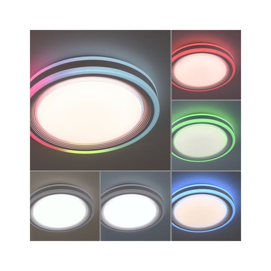 Leuchten Direkt 15152-16 - LED RGBW Ściemnialna lampa SPHERIC LED/18W/230V+pilot