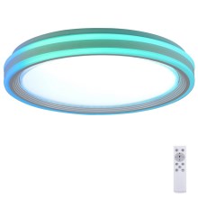 Leuchten Direkt 15154-16 - LED RGB Plafon ściemnialny EDGING LED/39W/230V