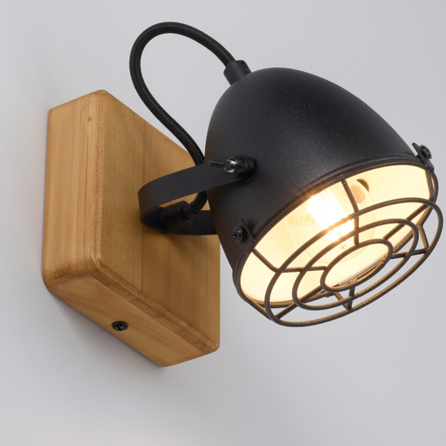 Leuchten Direkt 15171-18 - Kinkiet punktowy BEETLE 1xE14/10W/230V sosna