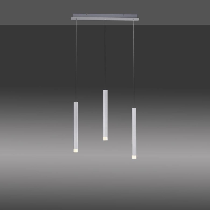 Leuchten Direkt 15203-95 - LED Żyrandol na lince BRUNO 3xLED/4,8W/230V biały