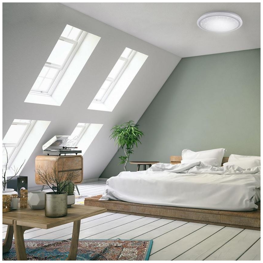 Leuchten Direkt 15220-16 - LED RGB Ściemniany plafon LUISA LED/28W/230V + pilot