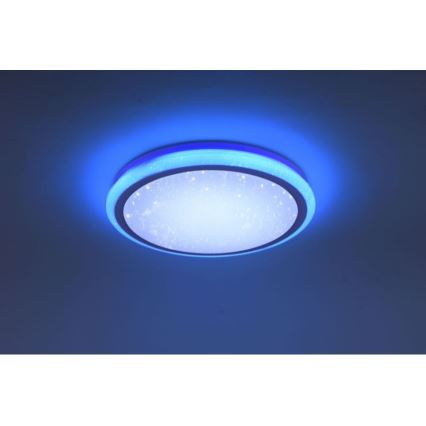 Leuchten Direkt 15220-16 - LED RGB Ściemniany plafon LUISA LED/28W/230V + pilot