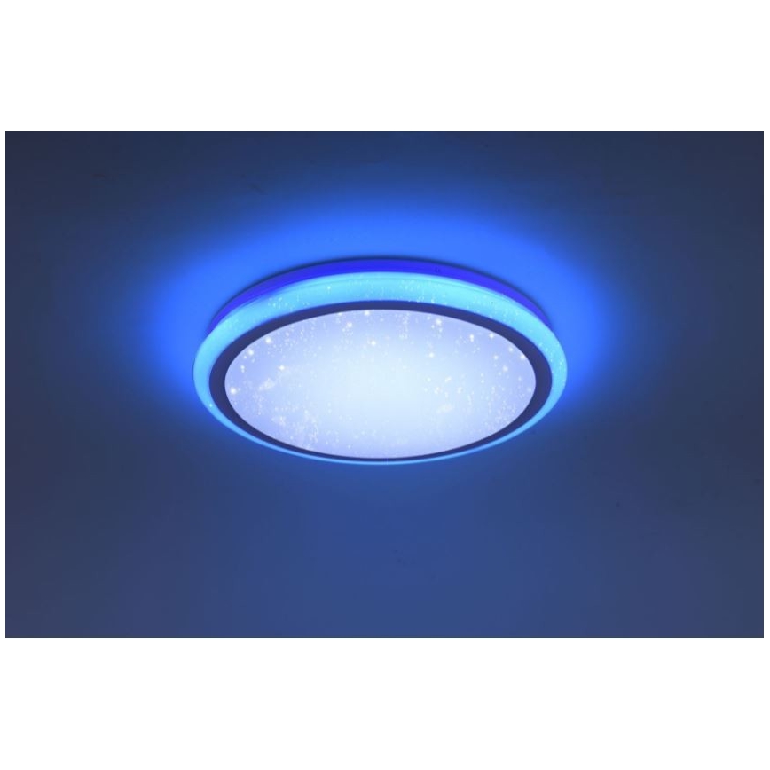 Leuchten Direkt 15220-16 - LED RGB Ściemniany plafon LUISA LED/28W/230V + pilot