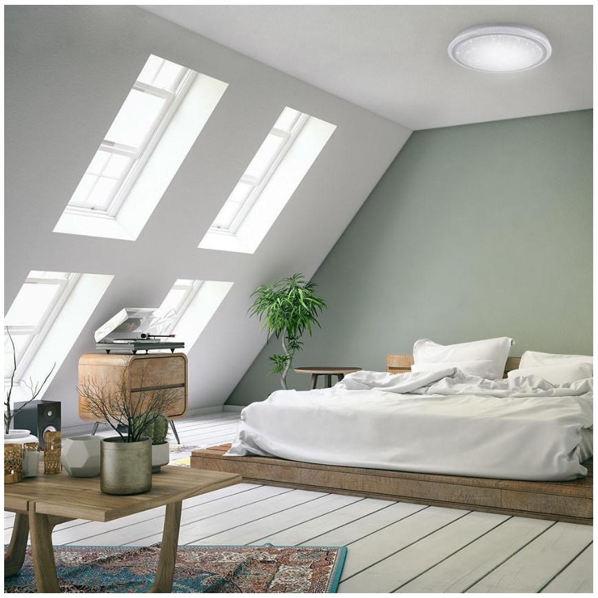 Leuchten Direkt 15230-16 - LED RGB Ściemniany plafon LUISA LED/42W/230V 3000-6400K + pilot