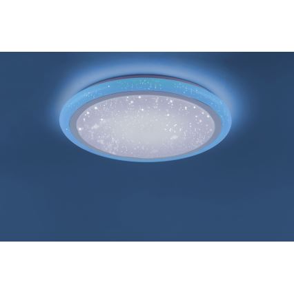 Leuchten Direkt 15230-16 - LED RGB Ściemniany plafon LUISA LED/42W/230V 3000-6400K + pilot