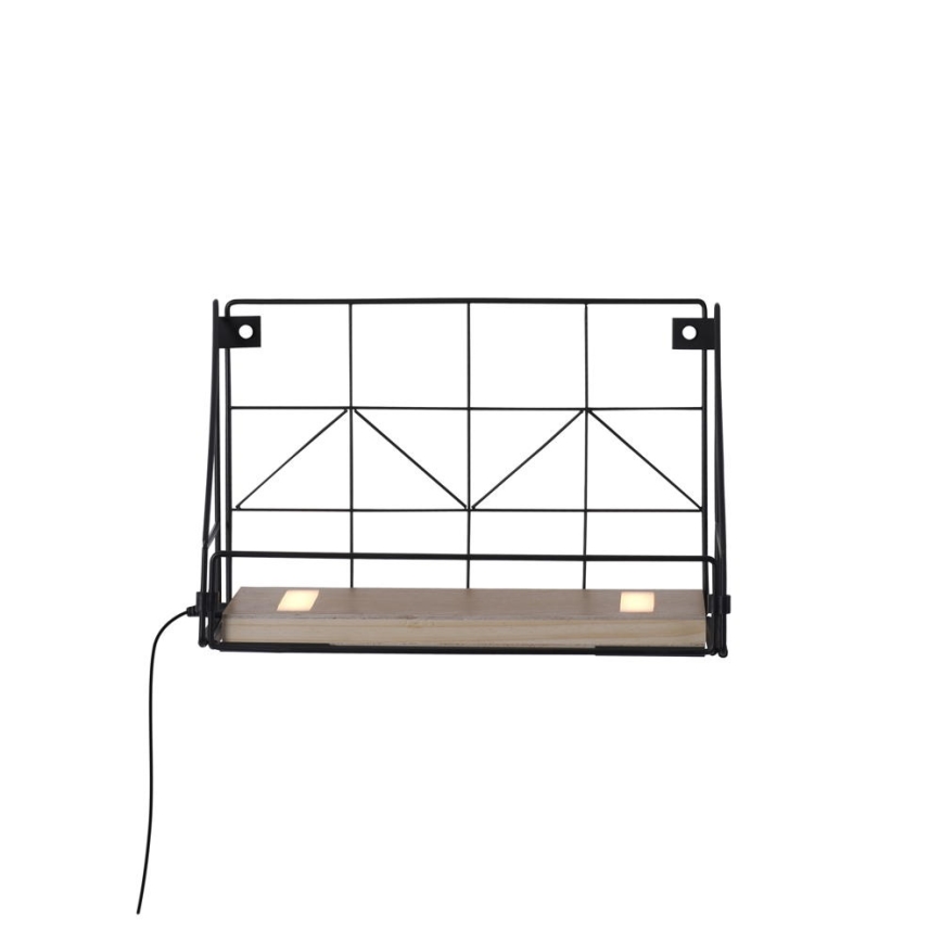 Leuchten Direkt 15276-18 - Półka z oświetleniem LED BOARD 2xLED/1,75W/230V 30 cm eukaliptus