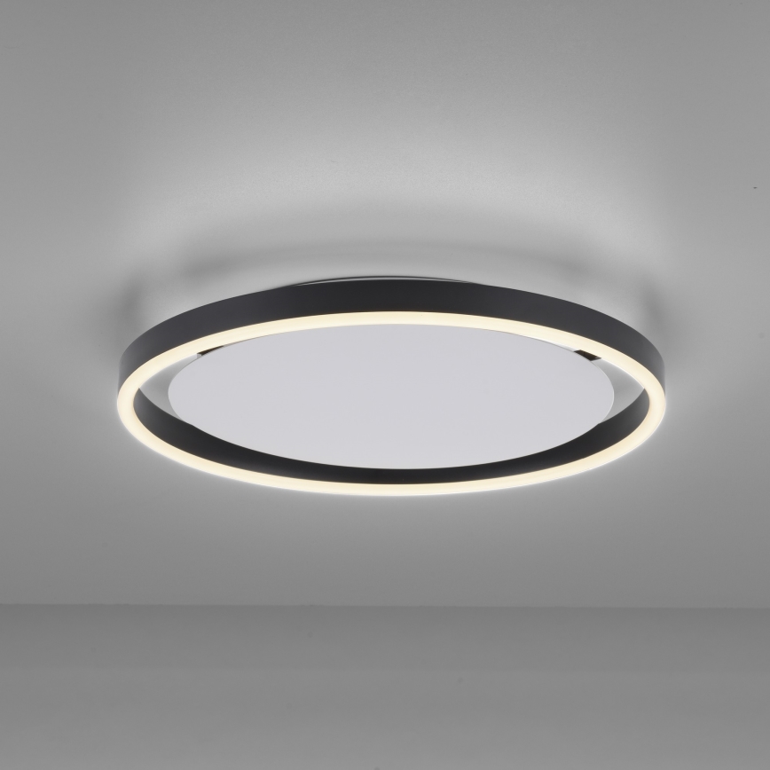 Leuchten Direkt 15391-13 - LED Ściemniany plafon RITUS LED/20W/230V czarny