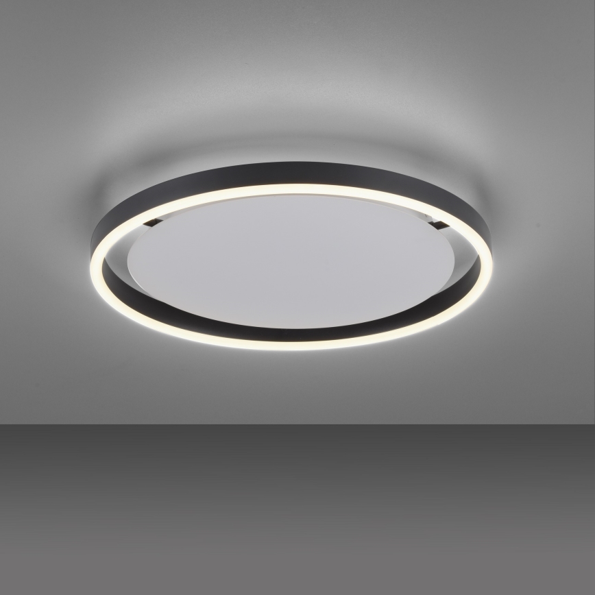 Leuchten Direkt 15391-13 - LED Ściemniany plafon RITUS LED/20W/230V czarny