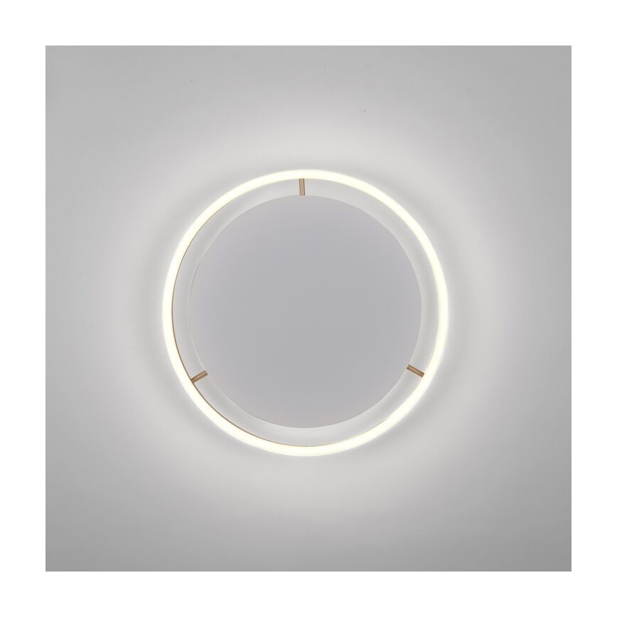 Leuchten Direkt 15391-60 - LED Ściemnialny plafon RITUS LED/20W/230V mosiądz