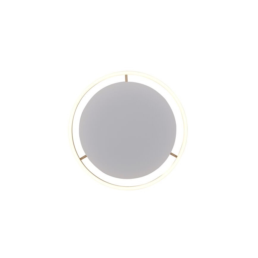 Leuchten Direkt 15391-60 - LED Ściemnialny plafon RITUS LED/20W/230V mosiądz