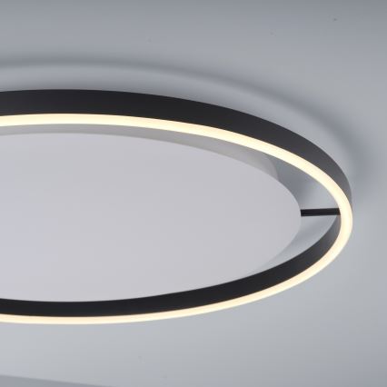 Leuchten Direkt 15392-13 - ściemnialna oprawa sufitowa LED RITUS LED/28W/230V czarna