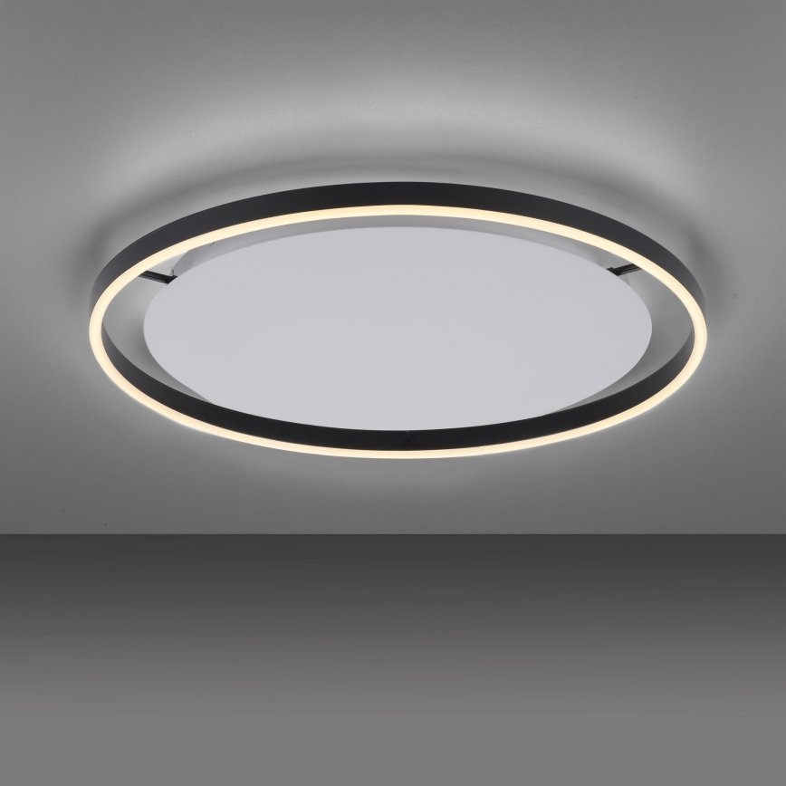 Leuchten Direkt 15392-13 - ściemnialna oprawa sufitowa LED RITUS LED/28W/230V czarna