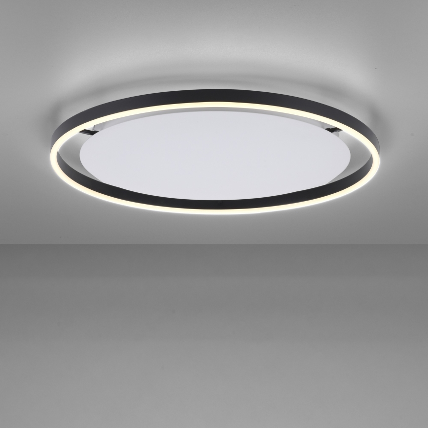 Leuchten Direkt 15392-13 - LED Ściemniany plafon RITUS LED/30W/230V czarny
