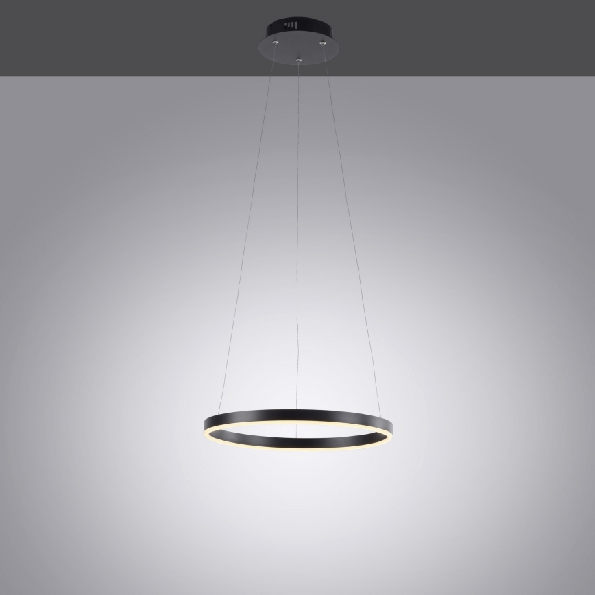 Leuchten Direkt 15393-13 - Regulowany żyrandol LED na linkach RITUS LED/20W/230V czarny