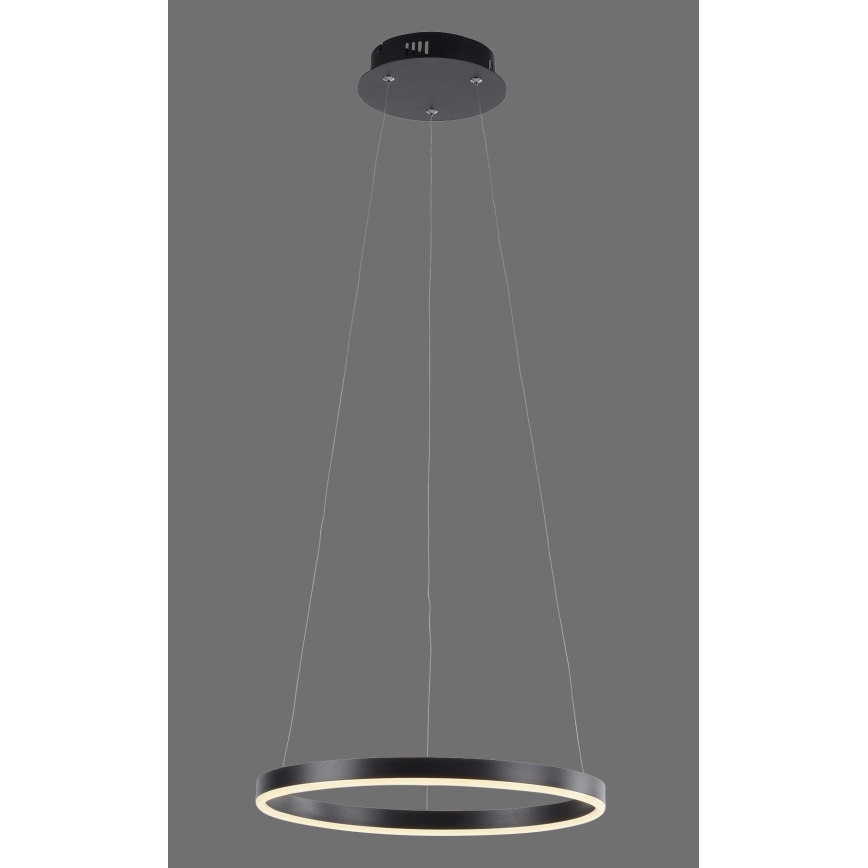 Leuchten Direkt 15393-13 - LED Żyrandol ściemnialny na lince RITUS LED/20W/230V czarny