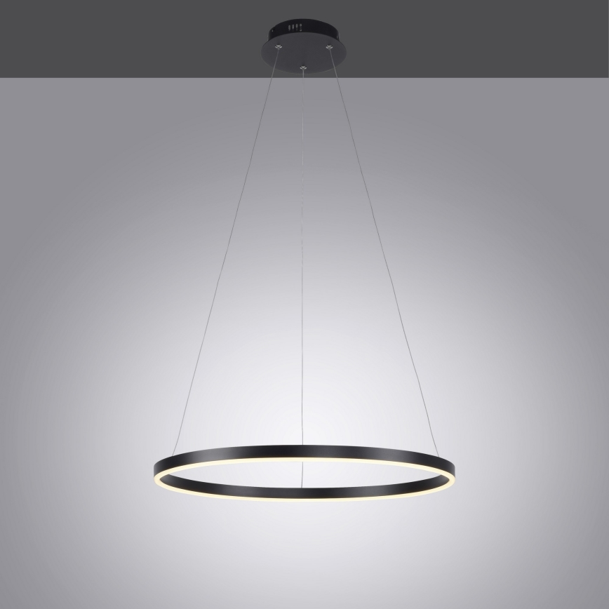 Leuchten Direkt 15394-13 - LED Żyrandol ściemnialny na lince RITUS LED/30W/230V czarny