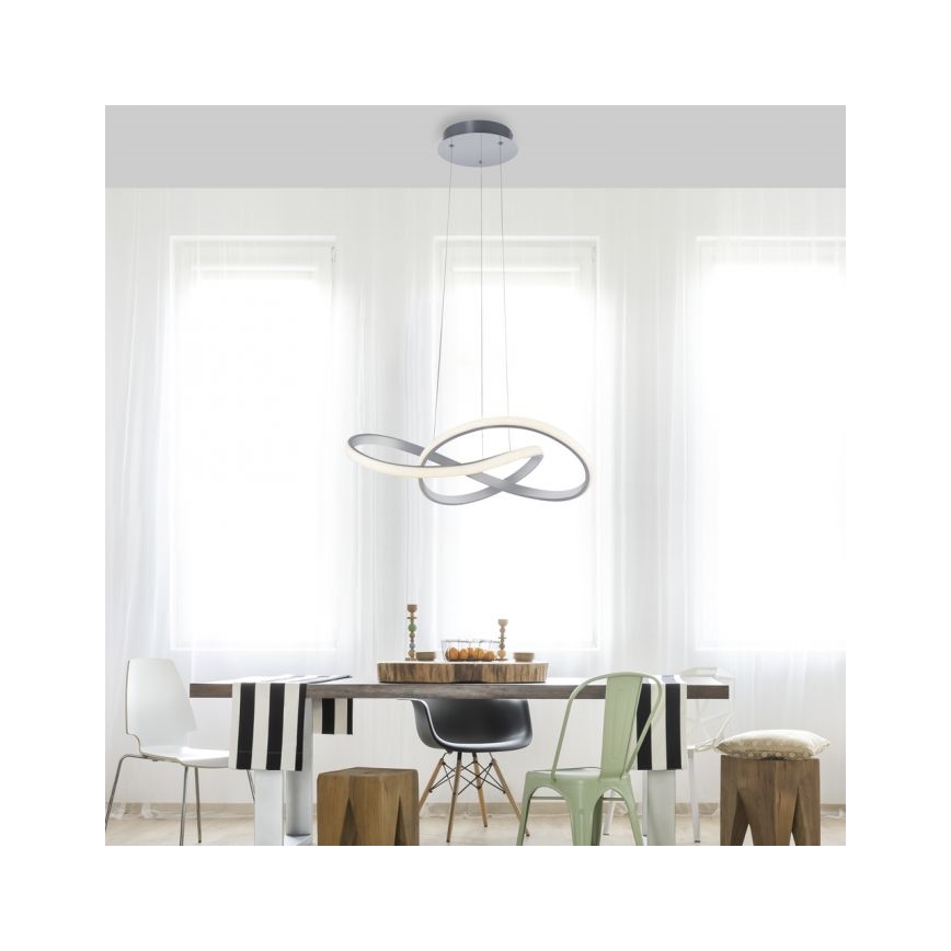 Leuchten Direkt 15402-95-LED Ściemniany żyrandol na lince MARIA LED/25W/230V