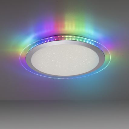 Leuchten Direkt 15411-21- LED RGB Ściemniany plafon CYBA LED/26W/230V