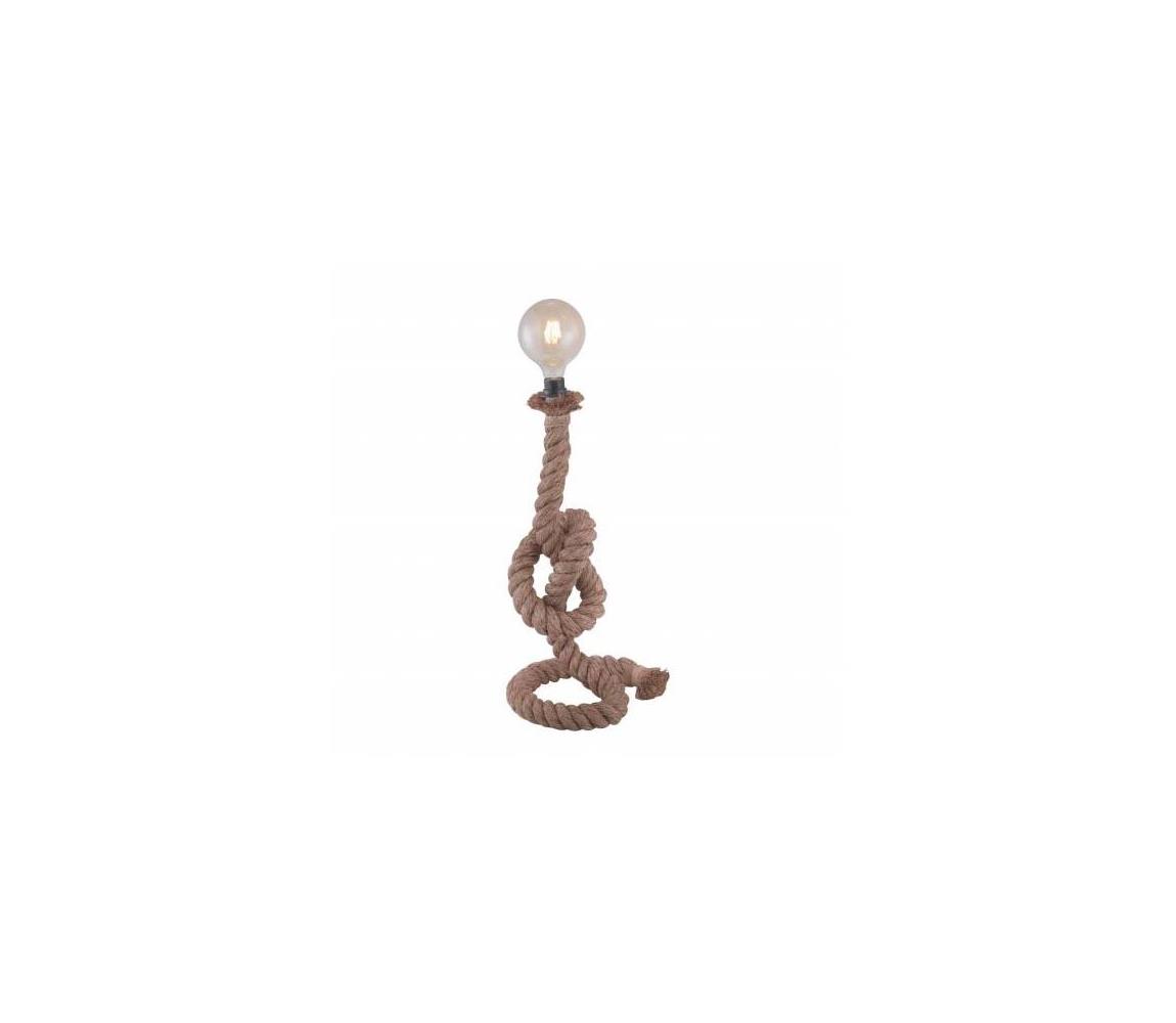 Leuchten Direkt 15480-18 - Lampa stołowa ROPE 1xE27/60W/230V