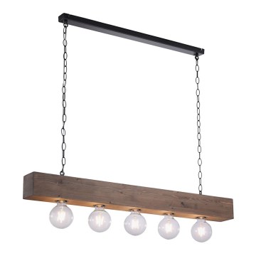 Leuchten Direkt 15508-18 - Żyrandol na łańcuchu VANESSA 5xE27/60W/230V