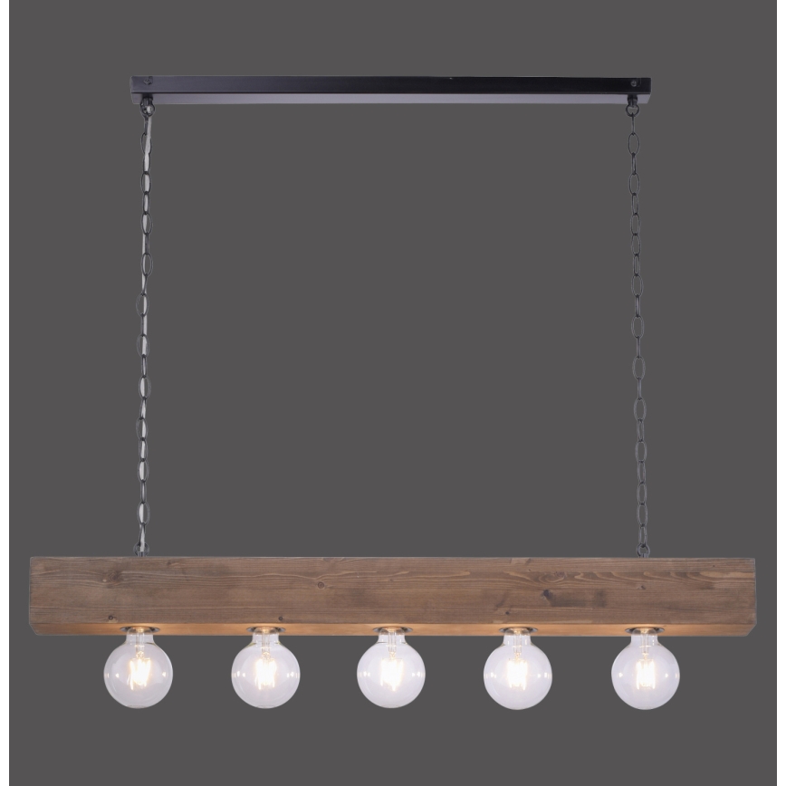 Leuchten Direkt 15508-18 - Żyrandol na łańcuchu VANESSA 5xE27/60W/230V