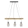 Leuchten Direkt 15526-79 - Żyrandol na lince SPRING 3xE27/40W/230V eukaliptus