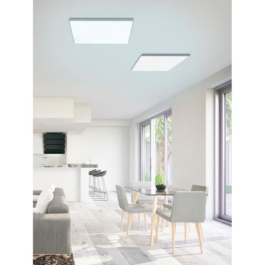 Leuchten Direkt 15552-16-LED Ściemniany plafon CANVAS LED/40W/230V+ pilot