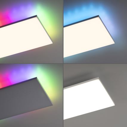 Leuchten Direkt 15562-16 - LED RGB Ściemniany plafon CONRAD LED/35W/230V + pilot