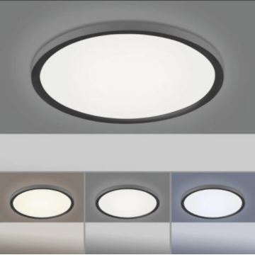 Leuchten Direkt 15571-18 - LED Ściemniany plafon FLAT LED/23,5W/230V 2700-5000K + pilot