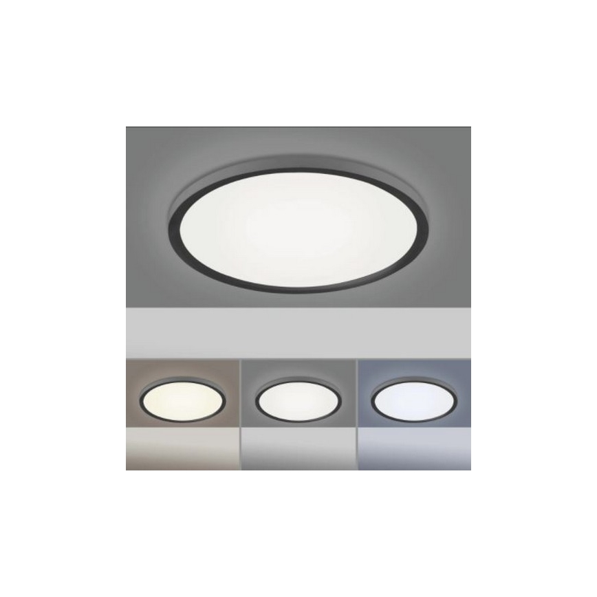Leuchten Direkt 15571-18 - LED Ściemniany plafon FLAT LED/23,5W/230V 2700-5000K + pilot