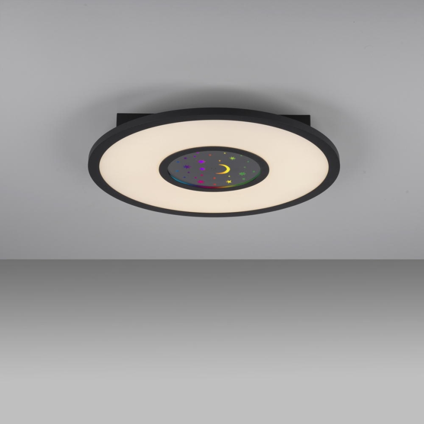 Leuchten Direkt 15572-18 - LED RGBW Ściemnialny plafon ASTRO LED/17,5W/230V 2700-5000K + pilot