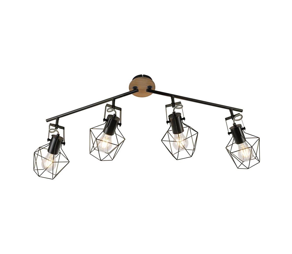 Leuchten Direkt 15674-78 - Oświetlenie punktowe JARO 4xE27/60W/230V