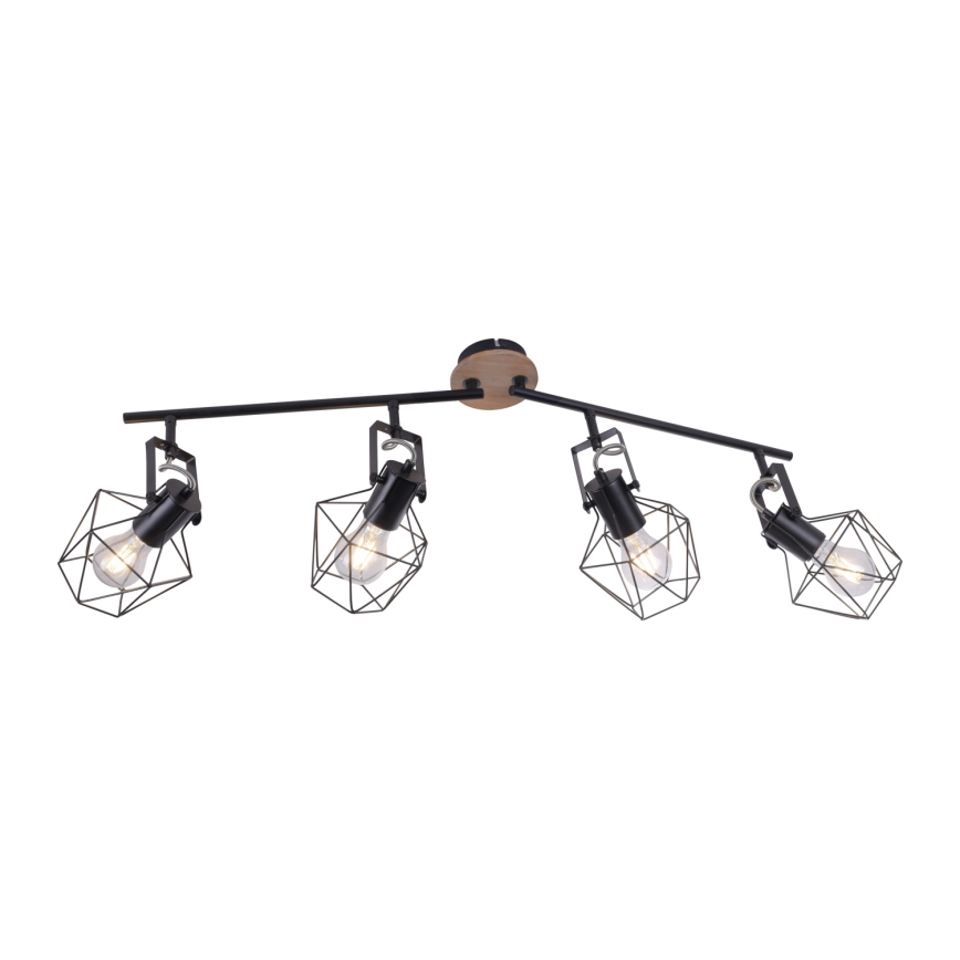 Leuchten Direkt 15674-78 - Oświetlenie punktowe JARO 4xE27/60W/230V