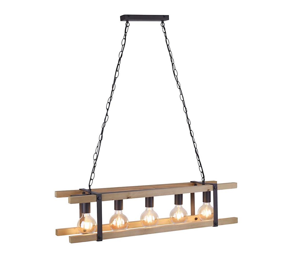 Leuchten Direkt 15685-79 - Żyrandol na łańcuchu EDITH 5xE27/60W/230V