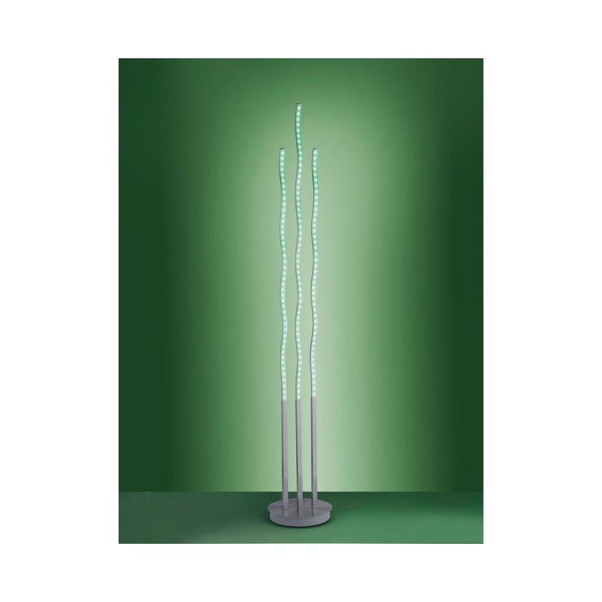 Leuchten Direkt 16268-55 - LED RGB Ściemniana lampa podłogowa WAVE LED/31W/230V + zdalne sterowanie