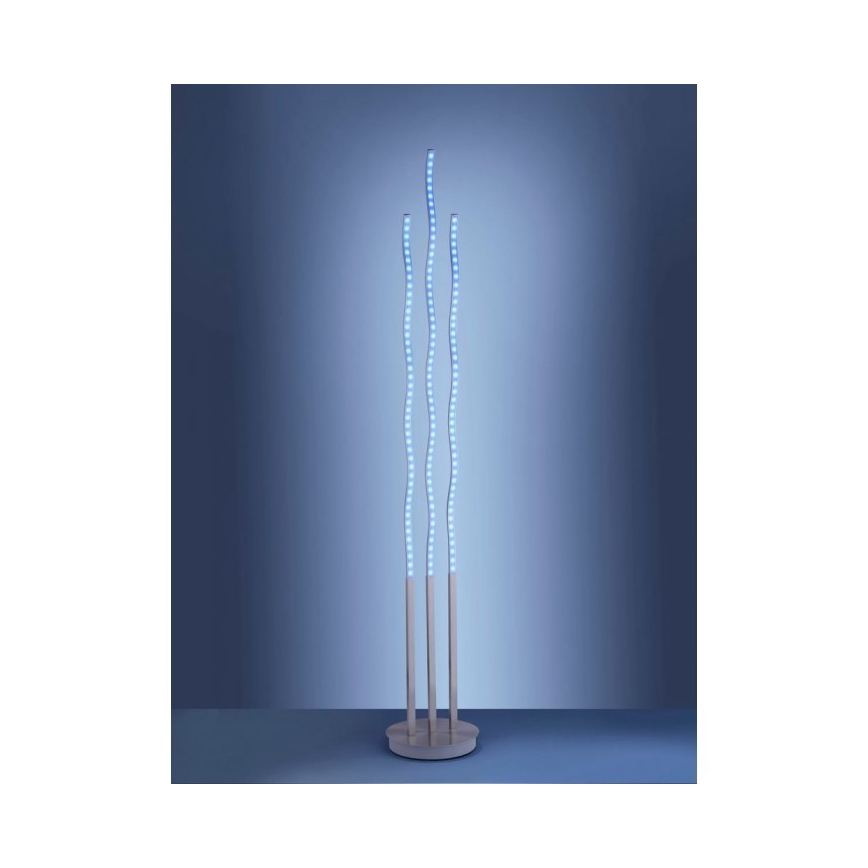Leuchten Direkt 16268-55 - LED RGB Ściemniana lampa podłogowa WAVE LED/31W/230V + zdalne sterowanie