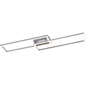 Leuchten Direkt 16430-55 - LED RGBW ściemnialna lampa sufitowa MAXI 2xLED/18W/230V 2700-5000K matowy chrom + zdalne sterowanie