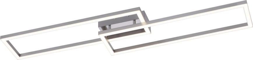 Leuchten Direkt 16430-55 - LED RGBW ściemnialna lampa sufitowa MAXI 2xLED/18W/230V 2700-5000K matowy chrom + zdalne sterowanie