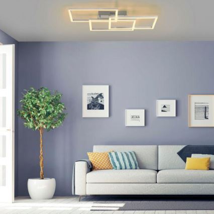 Leuchten Direkt 16431-55 - LED RGB Żyrandol natynkowy ściemnialny MAXI LED/27W/230V + Pilot zdalnego sterowania