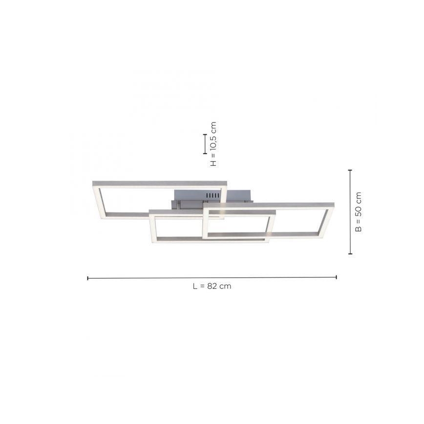 Leuchten Direkt 16431-55 - LED RGB Żyrandol natynkowy ściemnialny MAXI LED/27W/230V + Pilot zdalnego sterowania