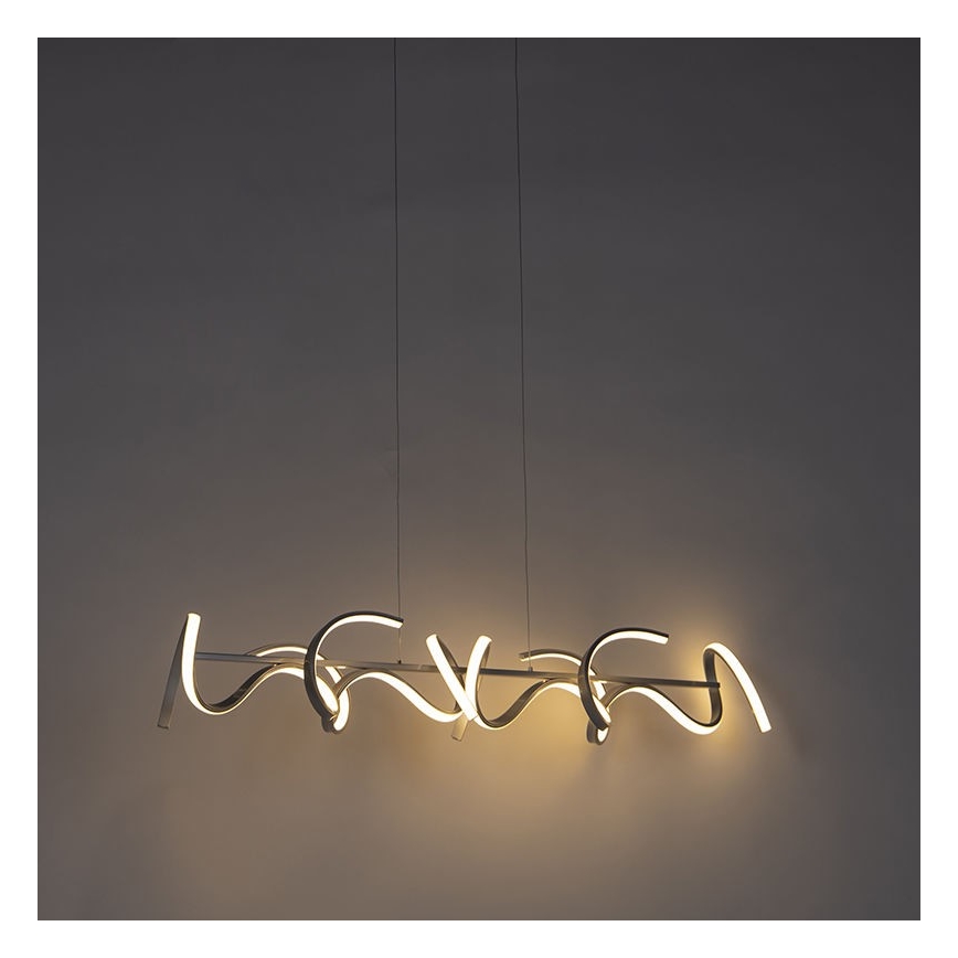Leuchten Direkt 19033-21 - LED Ściemniany żyrandol na lince CURLS LED/40,8W/230V