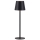 Leuchten Direkt 19250-18 - LED Zewnętrzna ściemnialna akumulatorowa lampa stołowa EURIA LED/3W/5V IP54 czarne