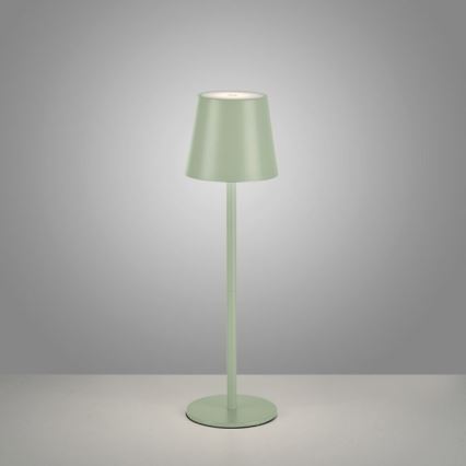 Leuchten Direkt 19250-43 - LED Zewnętrzna ściemnialna akumulatorowa lampa stołowa EURIA LED/3W/5V IP54 zielony