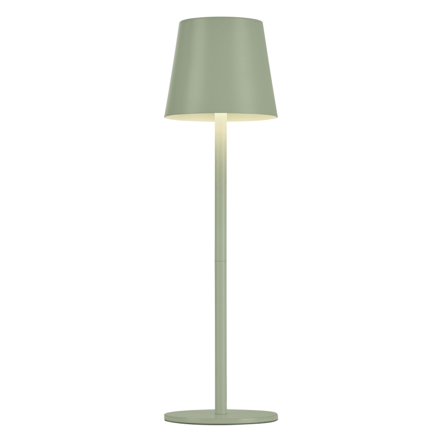 Leuchten Direkt 19250-43 - LED Zewnętrzna ściemnialna akumulatorowa lampa stołowa EURIA LED/3W/5V IP54 zielony