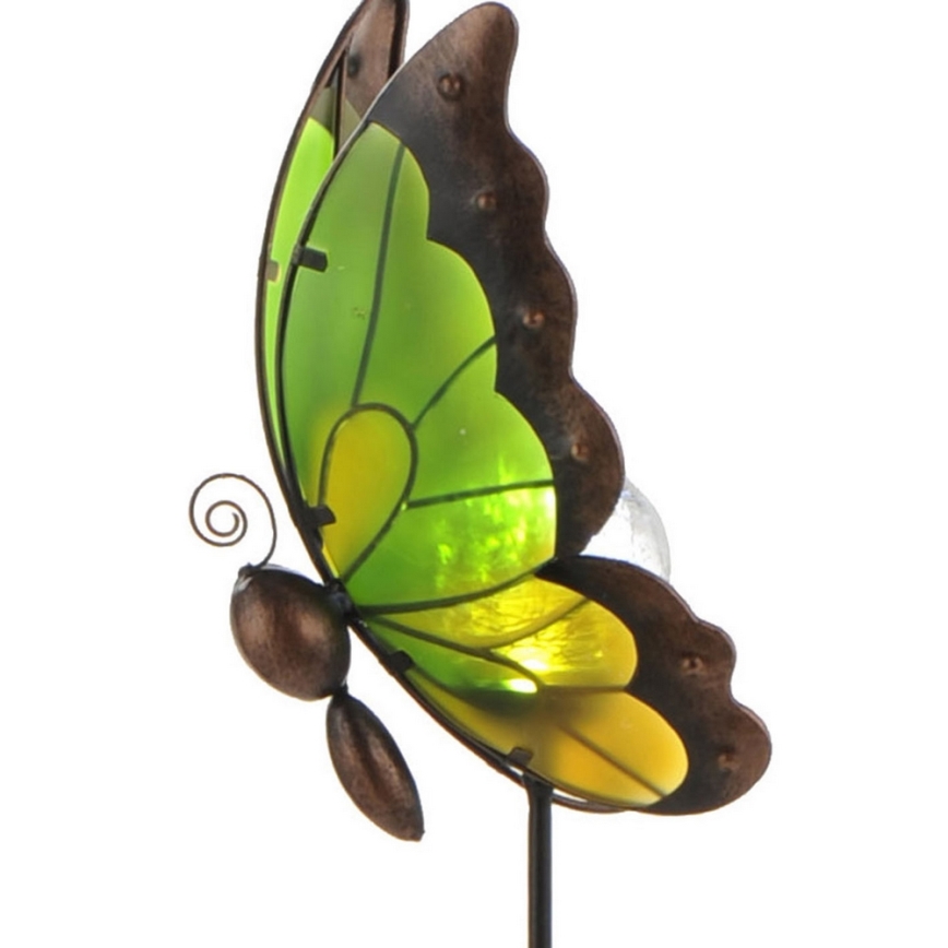 Leuchten Direkt 19704-43 - LED Lampa solarna SOLAR LED/0,06W/1,2V 600 mAh motyl IP44