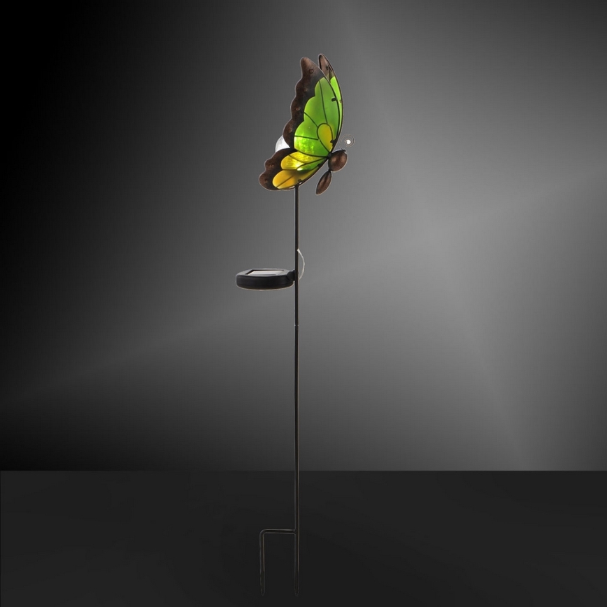 Leuchten Direkt 19704-43 - LED Lampa solarna SOLAR LED/0,06W/1,2V 600 mAh motyl IP44