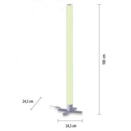 Leuchten Direkt 19902-21 - LED RGB Ściemniana lampa RINGO LED/10W/230V+pilot