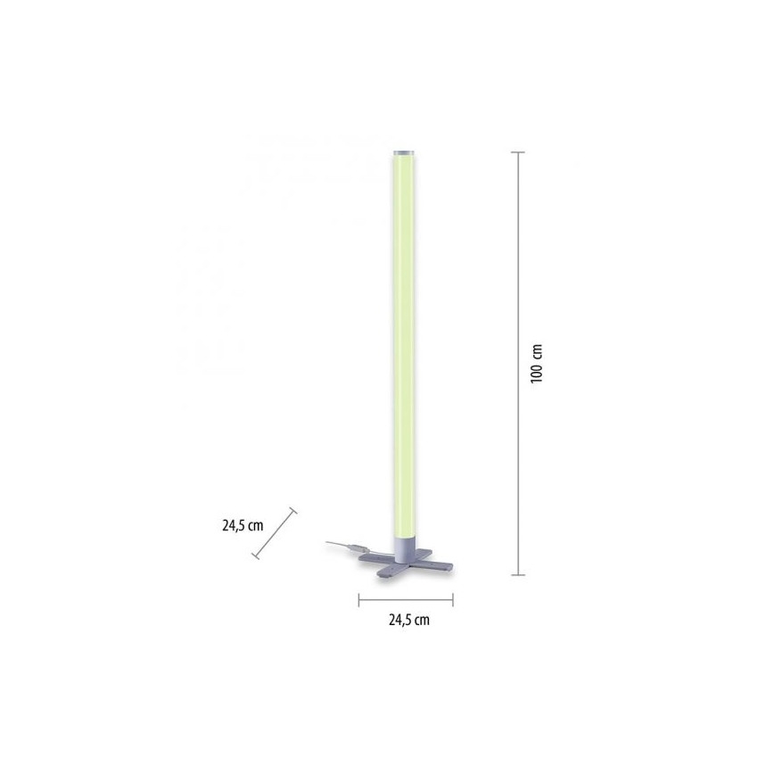Leuchten Direkt 19902-21 - LED RGB Ściemniana lampa RINGO LED/10W/230V+pilot