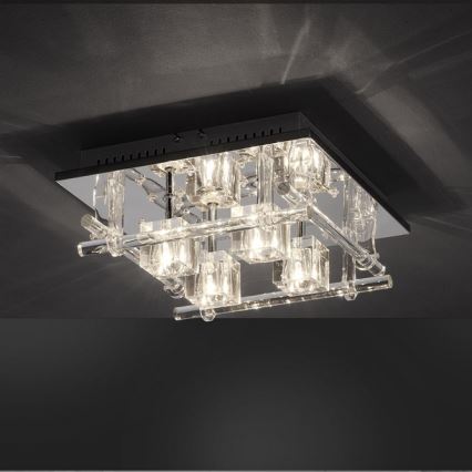 Paul Neuhaus 50356-17 - LED Plafon 4xG4/14W/24xLED/0,05W/230V/12V